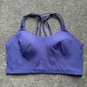 Lululemon like a cloud ribbed longline bra